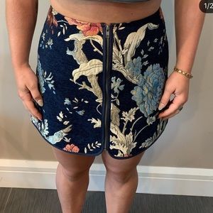 Short Floral Skirt